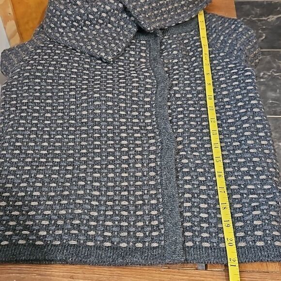 Banana Republic gray & taupe wool/cashmere/alpaca blend sweater size Small - Picture 10 of 10
